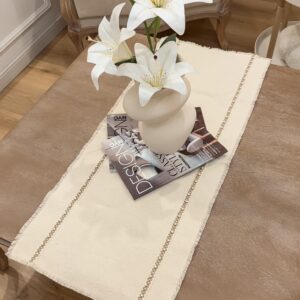 رومیزی دولاین مروارید