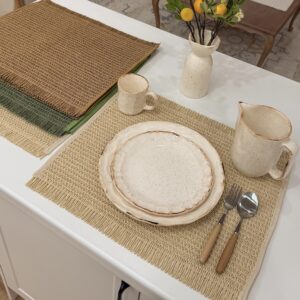 زیربشقاب مستطیل رافیا