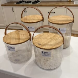 لیمون سطل اکرولیک درب چوبی